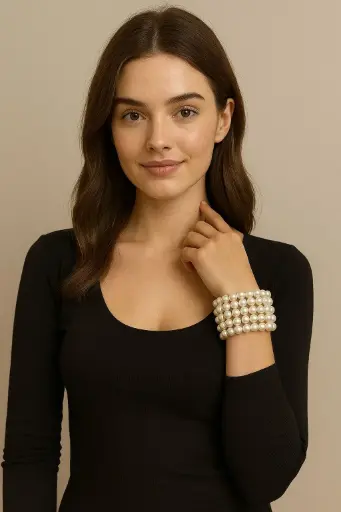 Regalia Pearl Statement Cuff